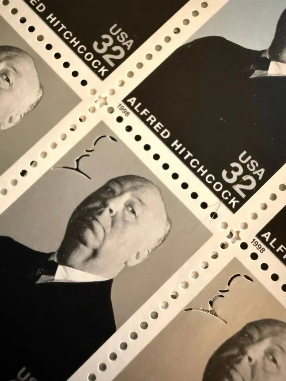 Stamps - legends of Hollywood - Alfred hotchcock